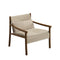 Kata Graphic 3D Knit Lounge Armchair  option 3E00001 Linen