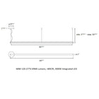 Alphabet of Light Linear Suspension Light