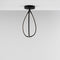 Arrival Semi Flush Mount  option Black