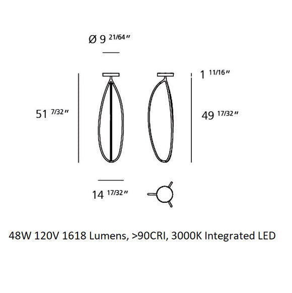 Arrival Semi Flush Mount