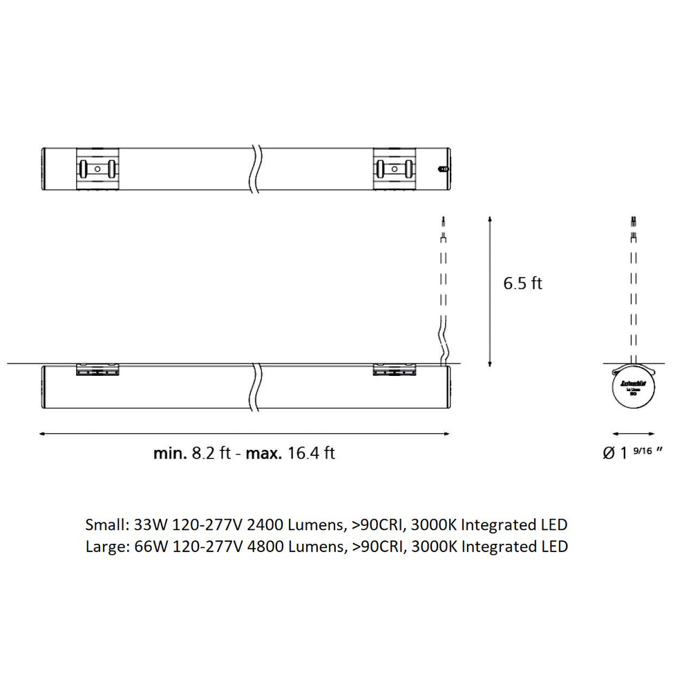 La Linea Outdoor Wall/Ceiling Light