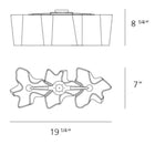 Logico Triple Linear Semi Flush Mount