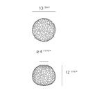 Meteorite Wall or Ceiling Light