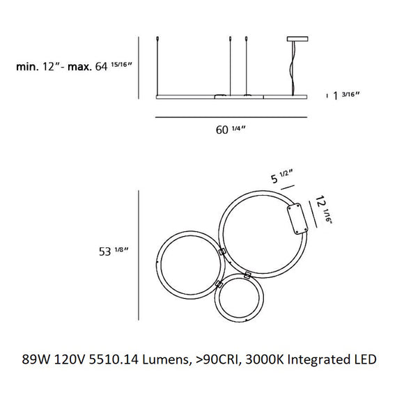 Ripple Cluster Suspension Light