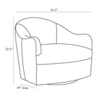 Delfino Swivel Lounge Chair