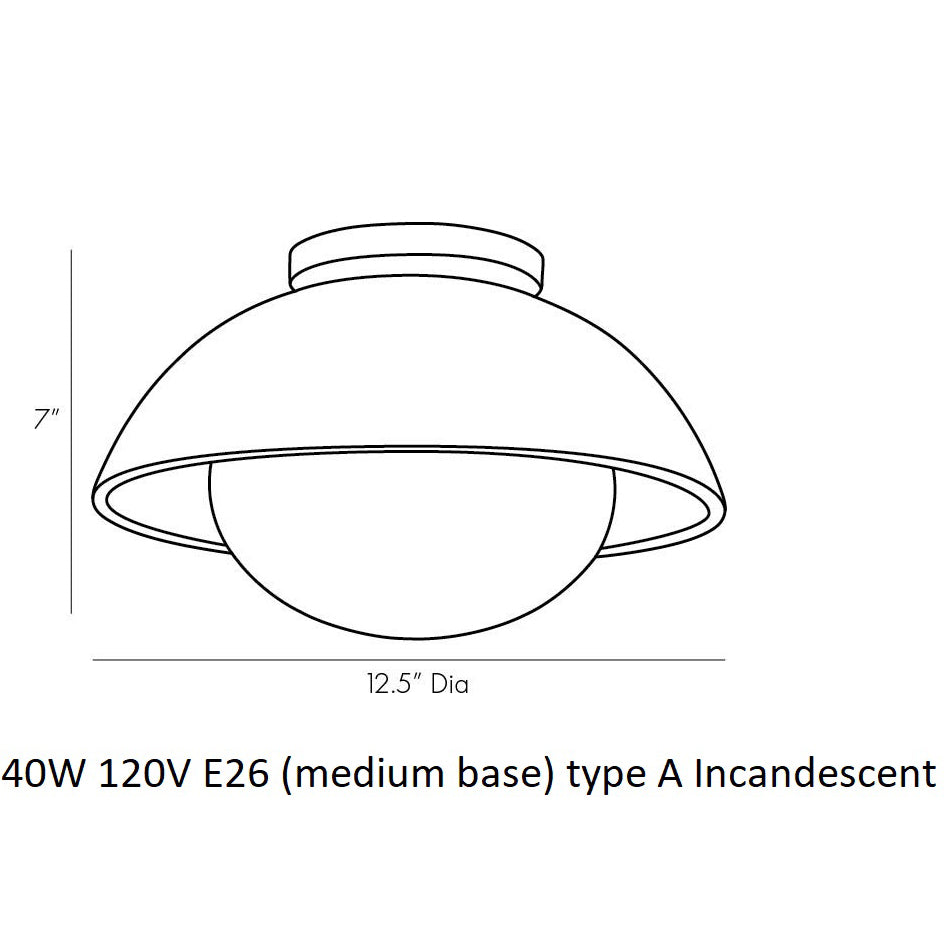 Glaze Flush Mount