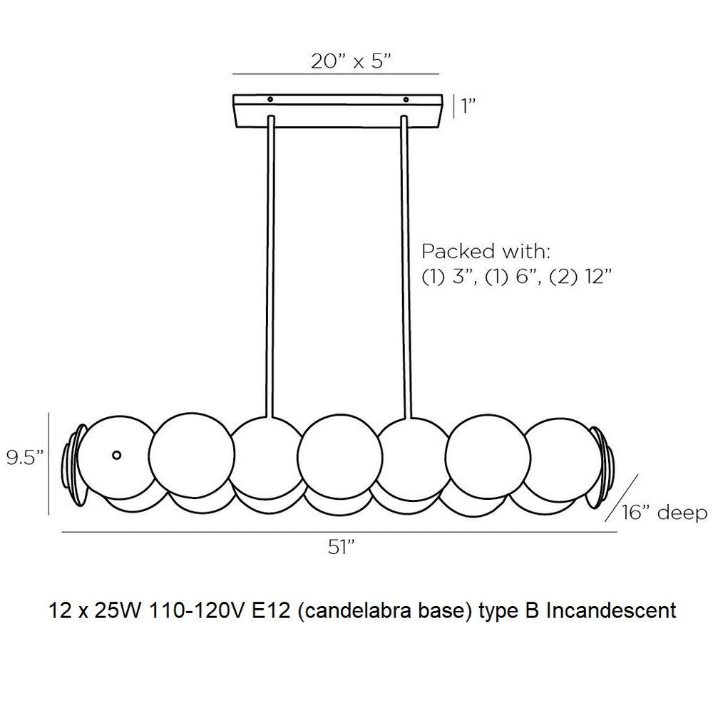 Kinlee Linear Chandelier