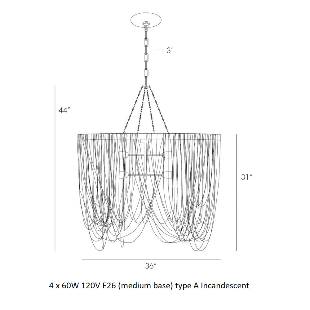 Layla Linear Chandelier