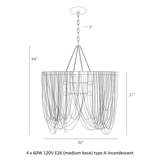 Layla Linear Chandelier