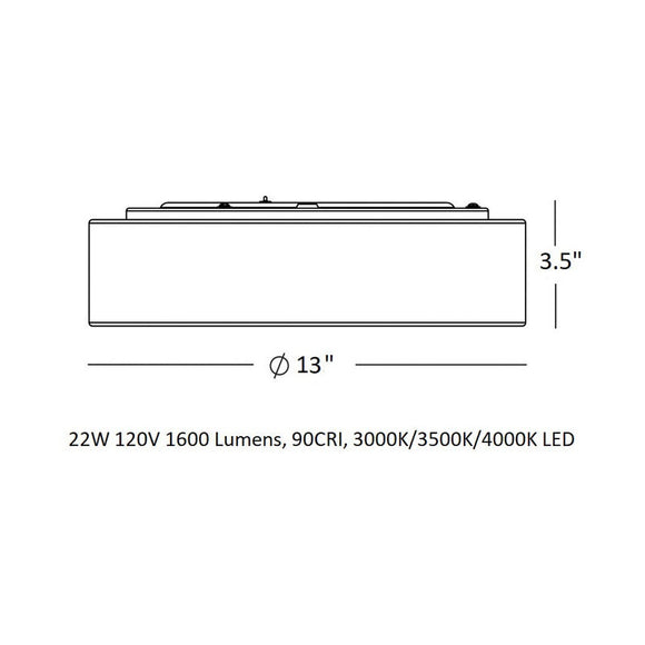 Ashland LED Flush Mount