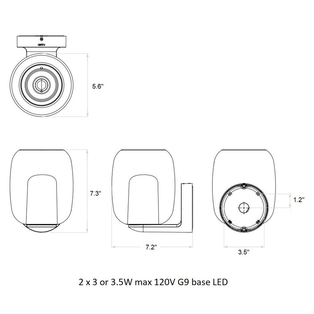 Aquina Bathroom Vanity Light