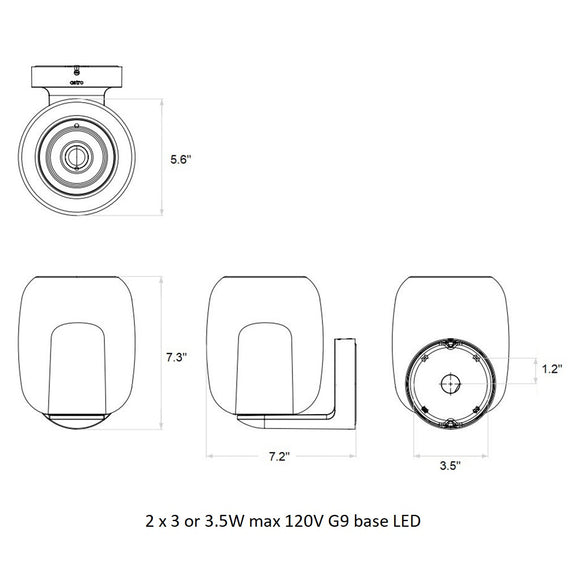 Aquina Bathroom Vanity Light