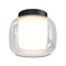 Aquina Semi Flush Mount  option Matte Black