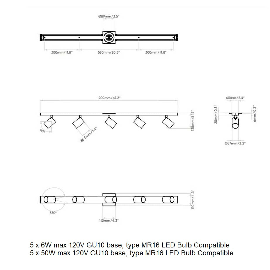 Ascoli Track Light