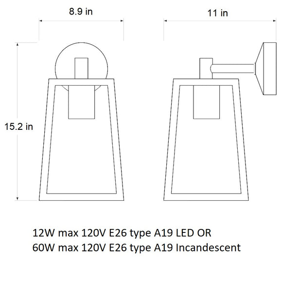 Calvi Outdoor Wall Sconce