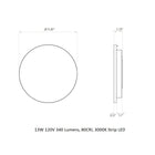 Eclipse Round Outdoor LED Wall Sconce