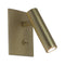 Enna Square LED Wall Sconce  option Matte Gold