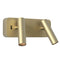 Enna Twin Wall Sconce  option Matte Gold