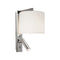 Ravello LED Reader Wall Sconce  option Polished Chrome