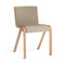 Ready Upholstered Dining Chair  option Natural Oak / Boucle 02
