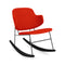 The Penguin Upholstered Rocking Chair  option 0600 - Red Hallingdal