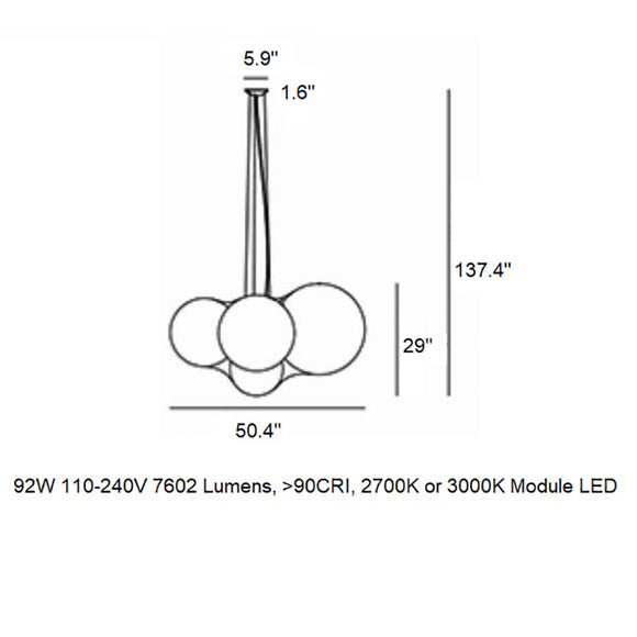 Cloudy Pendant Light