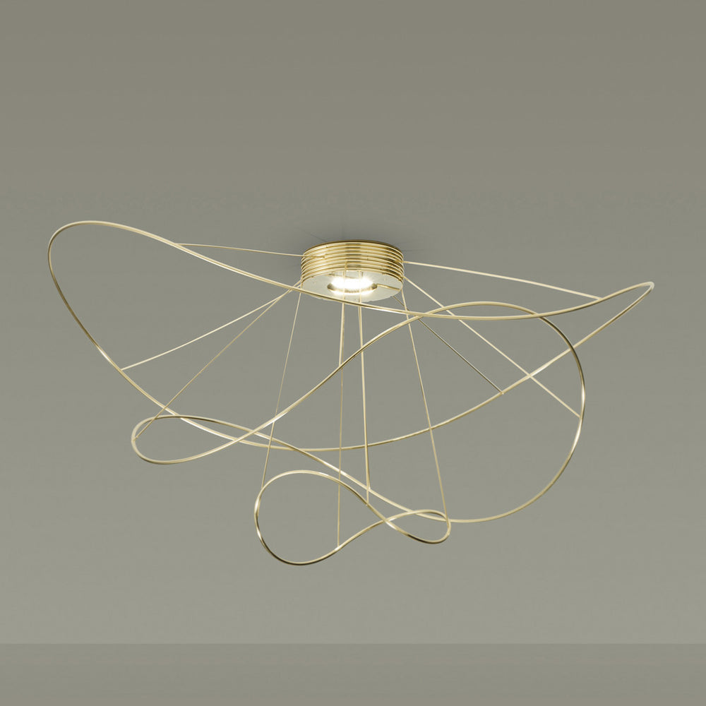 Hoops Semi Flush Mount