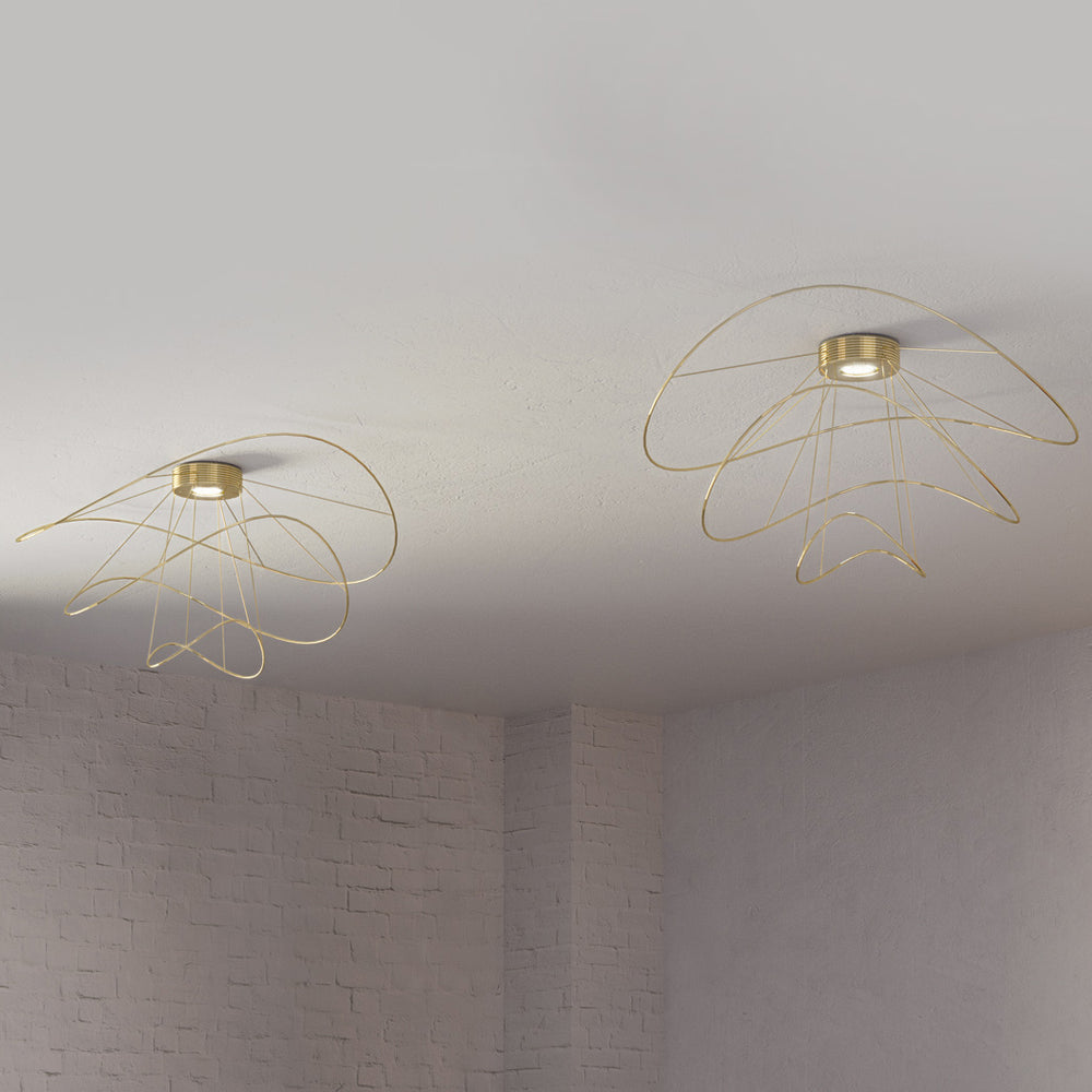 Hoops Semi Flush Mount