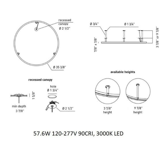 U-Light 090 Wall / Ceiling Light