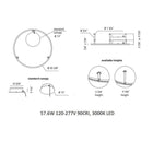 U-Light 090 Wall / Ceiling Light