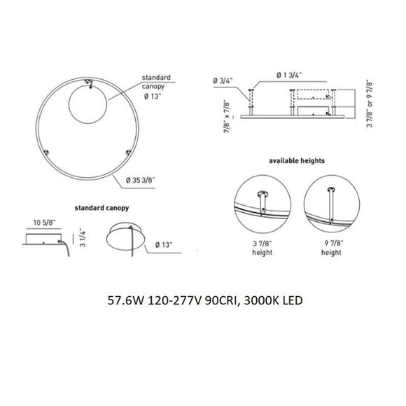 U-Light 090 Wall / Ceiling Light