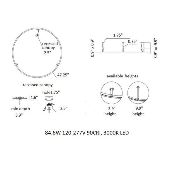 U-Light 120 Wall / Ceiling Light
