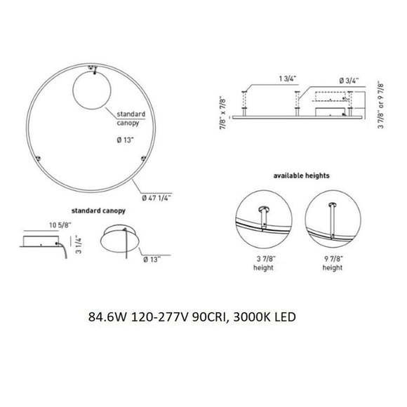 U-Light 120 Wall / Ceiling Light