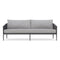 Catalina 3-Seat Sofa  option Matte Charcoal / Fog