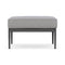 Catalina Ottoman  option Matte Charcoal / Fog