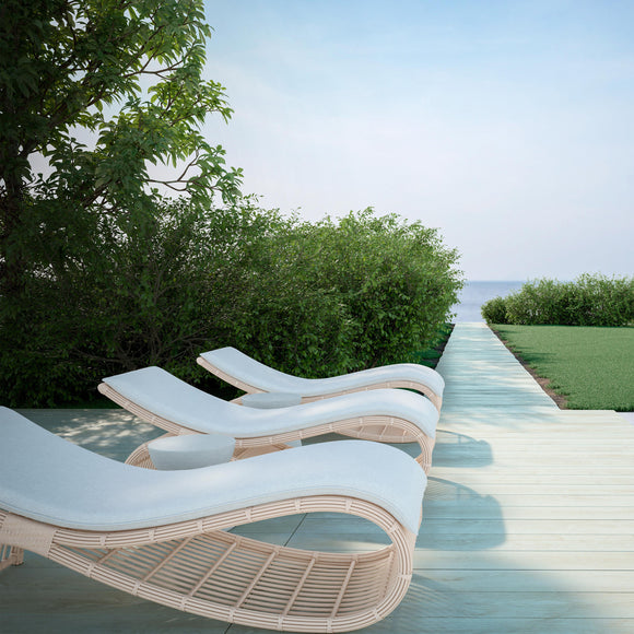 Paloma Wave Outdoor Chaise Lounge