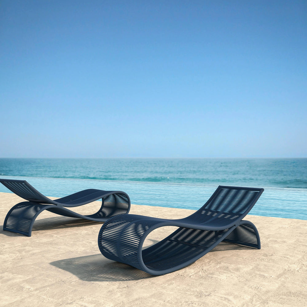 Wave Outdoor Chaise Lounge
