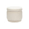 Enoki Storage Ottoman  option Ivory Boucle