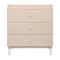 Gelato 3 Drawer Changer Dresser  option Washed Natural with White