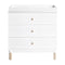 Gelato 3 Drawer Changer Dresser  option White with Washed Natural
