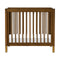 Gelato 4-in-1 Convertible Mini Crib and Twin Bed  option Natural Walnut / Gold