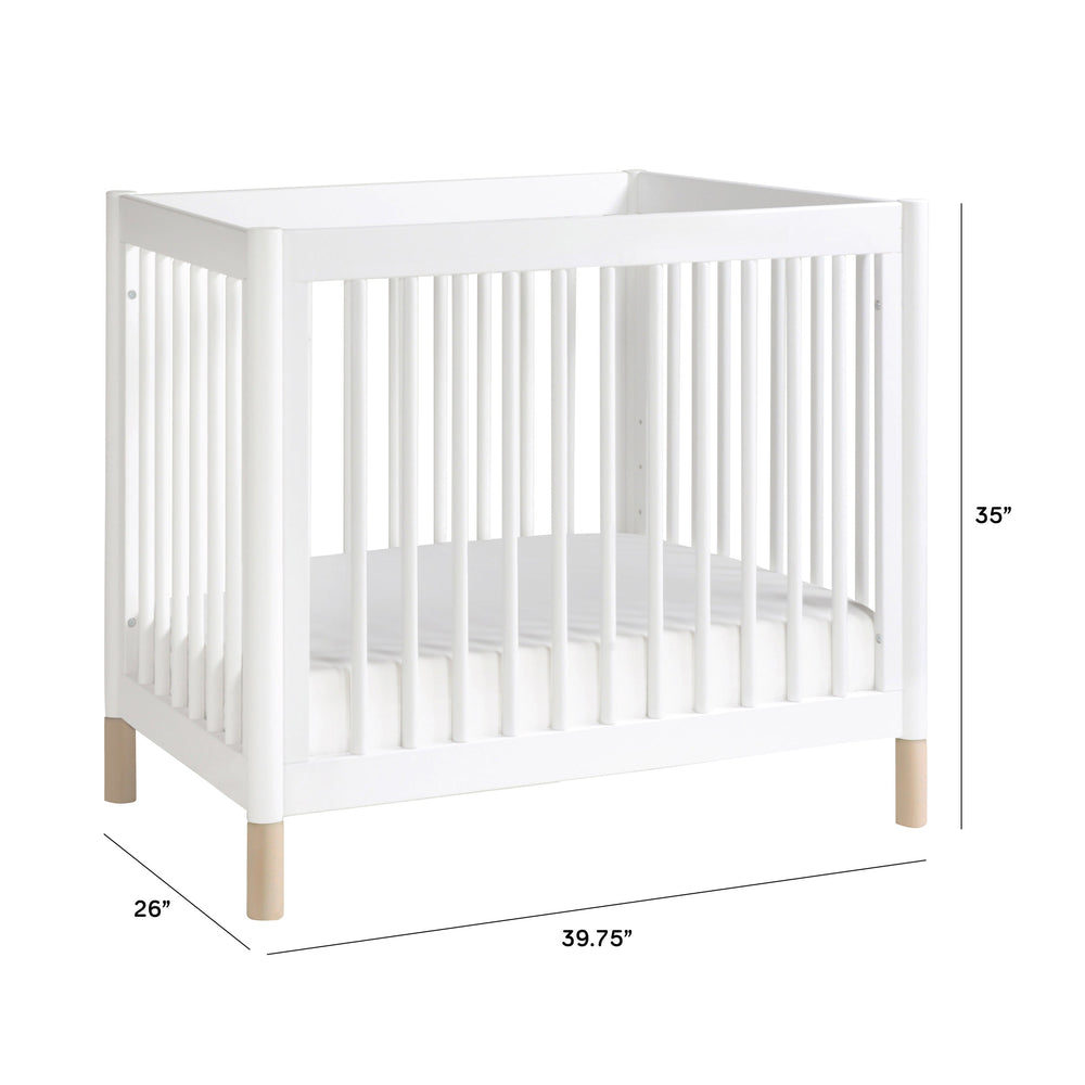 Gelato 4-in-1 Convertible Mini Crib and Twin Bed
