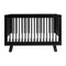 Hudson 3-in-1 Convertible Crib with Conversion Kit  option Black