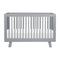 Hudson 3-in-1 Convertible Crib with Conversion Kit  option Grey