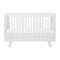 Hudson 3-in-1 Convertible Crib with Conversion Kit  option White