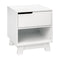 Hudson Nightstand with USB Port  option White