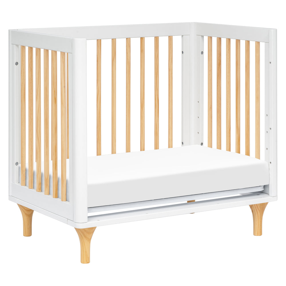 Lolly 4-in-1 Convertible Mini Crib and Twin Bed with Toddler Bed Conversion Kit