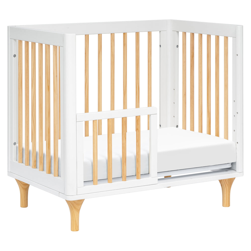 Lolly 4-in-1 Convertible Mini Crib and Twin Bed with Toddler Bed Conversion Kit