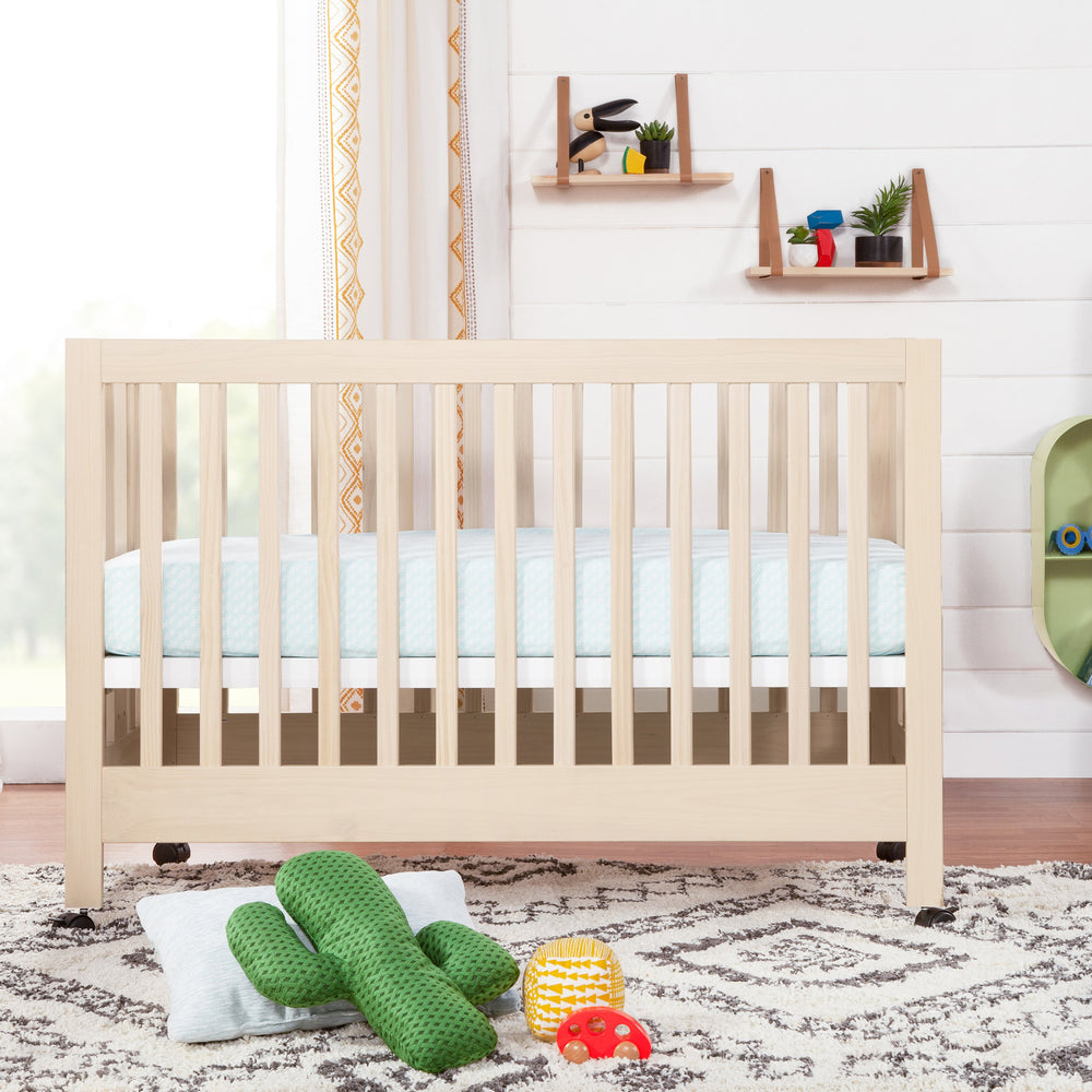 Maki Portable Folding Crib with Toddler Bed Conversion Kit