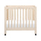 Origami Mini Crib  option Washed Natural